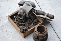 PARTS: A collection of various motorcycle parts and odds and ends [Location: Birregurra]