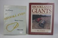BROOKLANDS: Two W.Boddy hardcover books detailing the history of Brooklands.