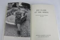 JIM CLARK: A Jim Clark signed copy of 'Jim Clark At The Wheel' by Arthur Barker. - 3