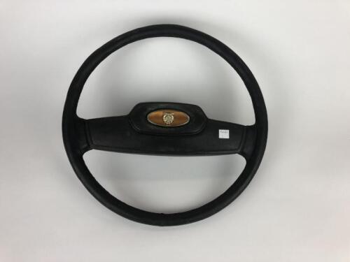 JAGUAR: An XJ series black steering wheel