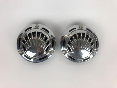 RVB PRODUCTS HORNS: A pair of Australian made RVB Products 6 volt horns