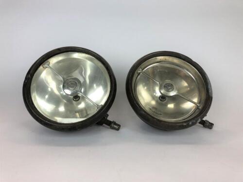 LUCAS 'KING OF THE ROAD' HEADLIGHTS: A pair of Lucas 'King Of The Road' Bi-Flex Long Range headlights. 24cm in diameter