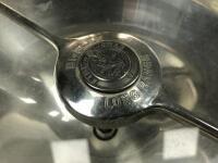 LUCAS 'KING OF THE ROAD' HEADLIGHTS: A pair of Lucas 'King Of The Road' Bi-Flex Long Range headlights. 24cm in diameter - 3
