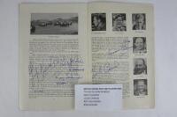 BRITISH GRAND PRIX: A superb 1949 British Grand Prix Programme signed by Graffenreid, Villoresi, Chiron, Salvadori, Gerard. - 3