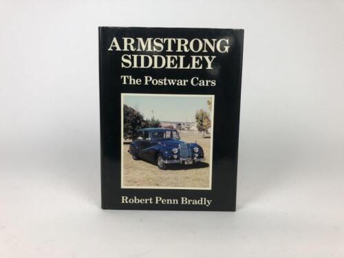 ARMSTRONG SIDDELEY: 'Armstrong Siddeley - The Postwar Cars' hardcover book. Signed by author. L.E 55/100