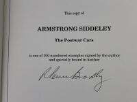 ARMSTRONG SIDDELEY: 'Armstrong Siddeley - The Postwar Cars' hardcover book. Signed by author. L.E 55/100 - 2