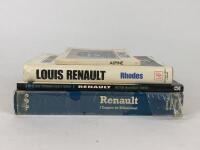 RENAULT: Four books detailing the Renault car company - 2