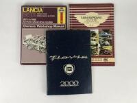 LANCIA: Three publications relating to Lancia