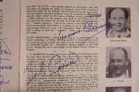 BRITISH GRAND PRIX: A superb 1949 British Grand Prix Programme signed by Graffenreid, Villoresi, Chiron, Salvadori, Gerard. - 6