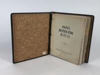 FORD: A black bound Ford 'Model Identification Manual' from 1928. Numbered 709 - 2