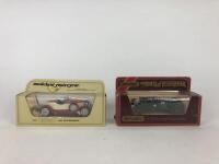 MATCHBOX: Four 'Matchbox' related items. Pewter Jaguar SS100 - 2