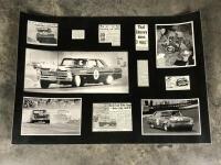 BEECHEY: Four large laminated posters dedicated to Norm Beechey. Norm Beechey signatures - 4