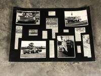 BEECHEY: Four large laminated posters dedicated to Norm Beechey. Norm Beechey signatures - 5