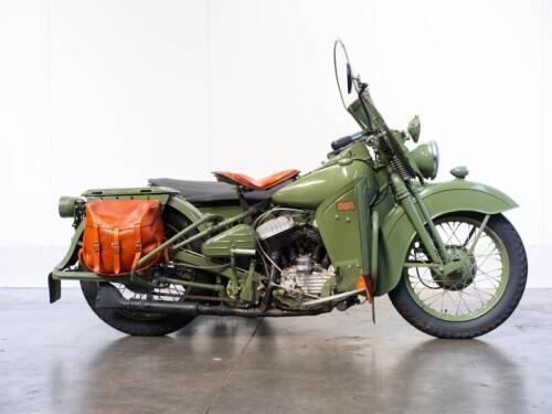 1942 Harley Davidson WLA 750cc with sidecar