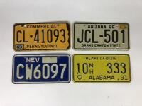 AMERICAN NUMBER PLATES: An assortment of United States of America&nbsp;number plates - 2