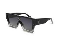 A pair of Louis Vuitton Black & Clear Gradient 'Cyclone' sunglasses with box. Product No. Z1736E