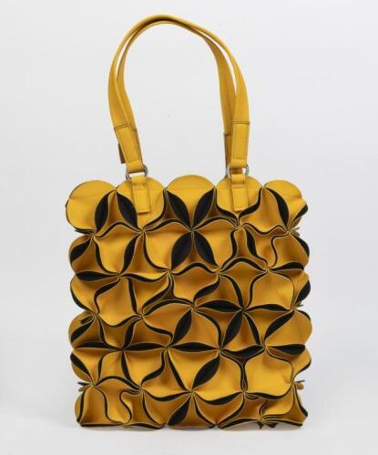 A large fabric origami style handbag, 42cm high