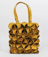 A large fabric origami style handbag, 42cm high