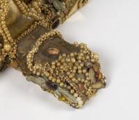 An elaborately decorated table previously owned by Bette Midler and Daryl Hannah, 67cm high - 4