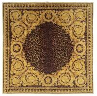 A fine Gianni Versace thick tapestry style rug, branded&nbsp;to reverse, 200cm wide, 225cm long.