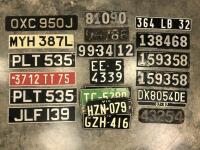 NUMBER PLATES: A quantity of number plates from Australia, Europe and United Kingdom - 2