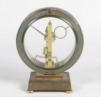 An Art Deco table clock&nbsp;designed by Kieninger & Obergfell&nbsp;made in Germany, 26cm high - 3