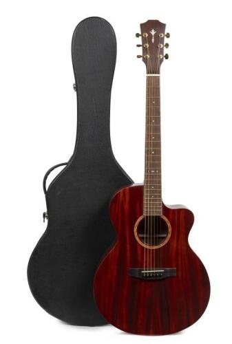 A Antonio Tsai Koa&nbsp;6 string acoustic inlay guitar&nbsp;made by Taylor Guitars USA