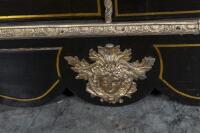A fine scarlet-boulle and ebonised&nbsp;bookcase, French, circa 1900, 251cm high, 112cm wide, 54cm deep - 4