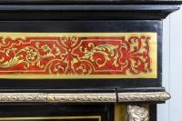 A fine scarlet-boulle and ebonised&nbsp;bookcase, French, circa 1900, 251cm high, 112cm wide, 54cm deep - 5
