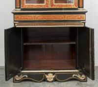 A fine scarlet-boulle and ebonised&nbsp;bookcase, French, circa 1900, 251cm high, 112cm wide, 54cm deep - 7