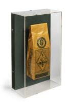 An Eva Peron movie prop sugar bag from the movie 'Evita', 27cm high - 2