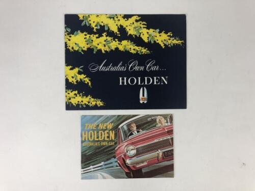 HOLDEN: Two Holden re-printed sales brochures. FJ Holden and EH Holden&nbsp;models