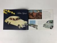 HOLDEN: Two Holden re-printed sales brochures. FJ Holden and EH Holden&nbsp;models - 2