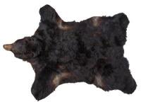 A large taxidermy black bear rug, 210cm long - 2