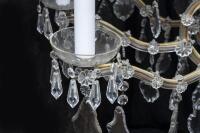 A pair of 16 light crystal chandelier, with cut crystal drops, approximately 120cm high - 5
