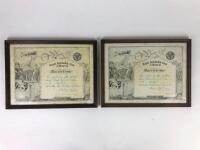 JACK DAY: Two R.A.C.V certificates awarded to Mr. & Mrs Jack Day from the 1926 Malpas Hill, Mt Ridley hill climb in an Alvis (Updated)