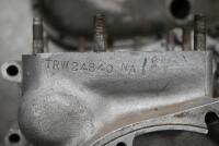 TRIUMPH TRW: A collection of Triumph TRW spares including a set of crank cases, set of fly wheels, four cams for fitting in crank case, timing side chain cover, gear box inner, set of valve springs and assortment of timing side bearings.&nbsp; - 3