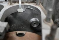 TRIUMPH TRW: A collection of Triumph TRW spares including a set of crank cases, set of fly wheels, four cams for fitting in crank case, timing side chain cover, gear box inner, set of valve springs and assortment of timing side bearings.&nbsp; - 5