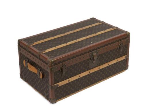An early 20th century Louis Vuitton steamer trunk, 33cm high
