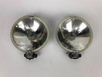 HELLA: Two German made&nbsp;'Hella' halogen driving lamps. 15cm in diameter