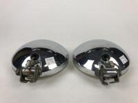 HELLA: Two German made&nbsp;'Hella' halogen driving lamps. 15cm in diameter - 3