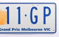 Australian Grand Prix&nbsp;Custom Victorian plates '311&nbsp;GP', sold with rights to display [Location: Cheltenham, VIC] - 3