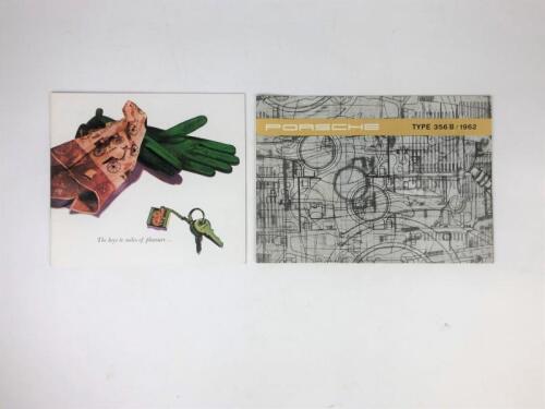PORSCHE: Two high quality Porsche re-print sales brochures featuring Porsche 356 model technical specification