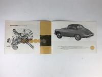 PORSCHE: Two high quality Porsche re-print sales brochures featuring Porsche 356 model technical specification - 2