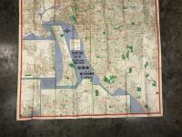 MELBOURNE & SUBURBS MAP: A 1970 U-B-D fold-out map of Melbourne and suburbs - 3