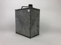 OIL CAN: An aluminium two gallon oil can