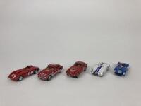 FERRARI: A group of 1:43 scale Ferrari models. Art Model, Bang, Top Collection models