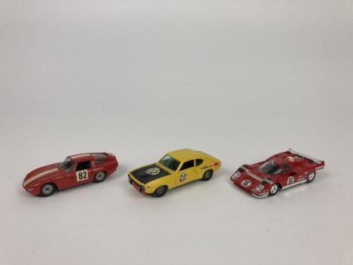 SOLIDO: Three 1:43 scale models by Solido. Alfa Romeo, Ferrari, Ford models