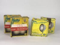 HELLA: Four Hella driving, fog lamps (boxed and appear unused)