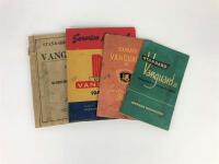 VANGUARD: Four Standard Vanguard manuals/books